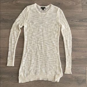 J Crew Knit Cream Colour Tunic Sweater